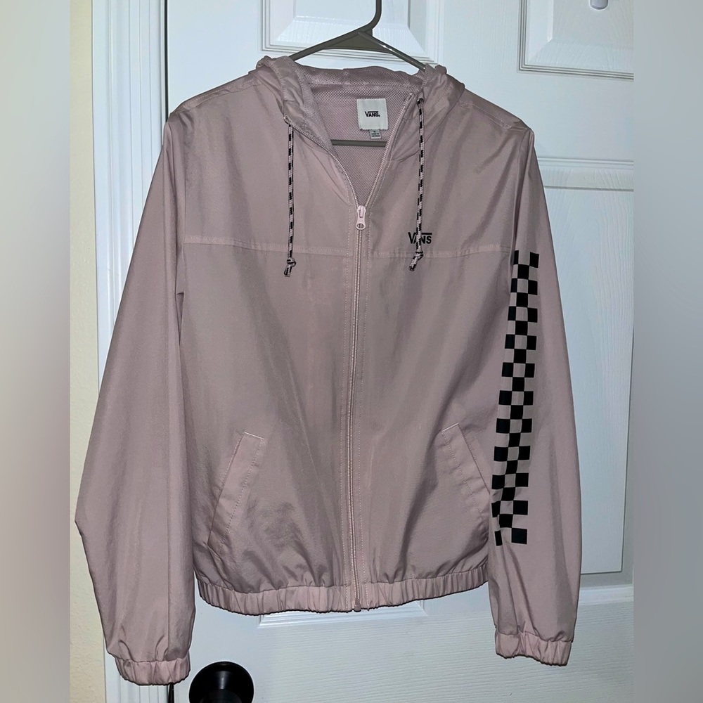 Vans pink windbreaker